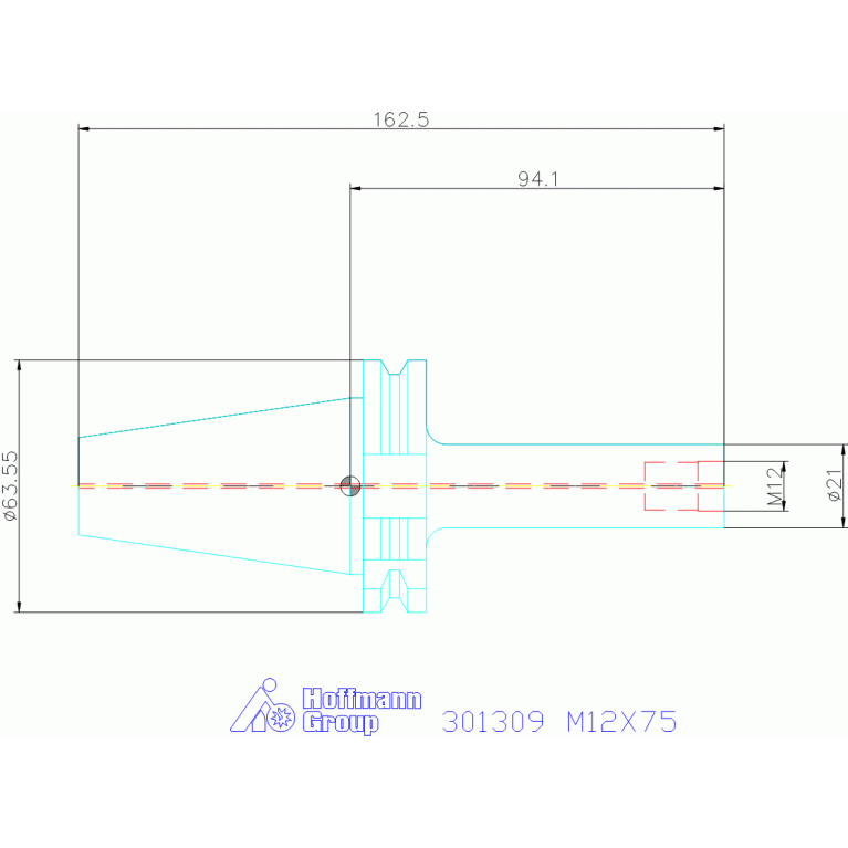 301309 M12X75