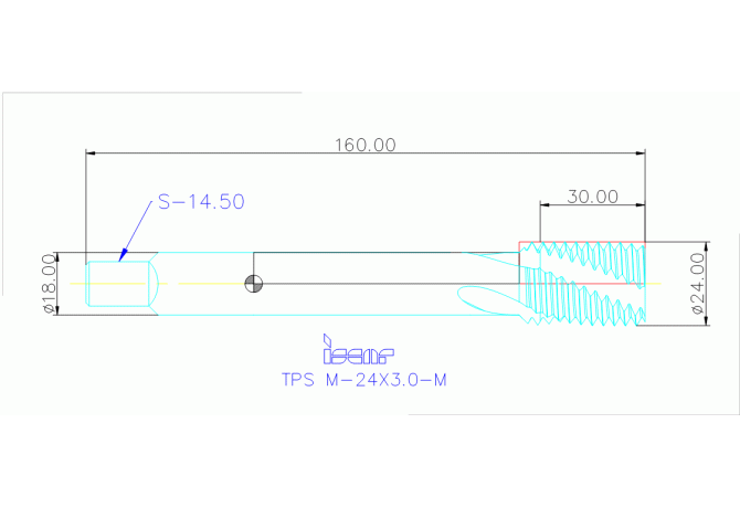 TPS M-24X3.0-M HEST