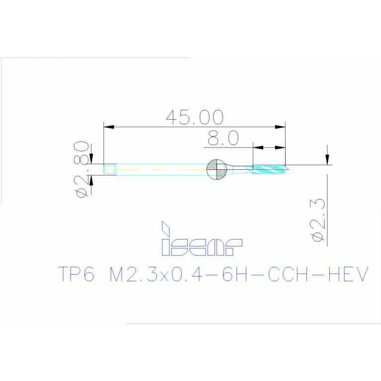 TP6 M2.3X0.4-6H-CCH-HEV