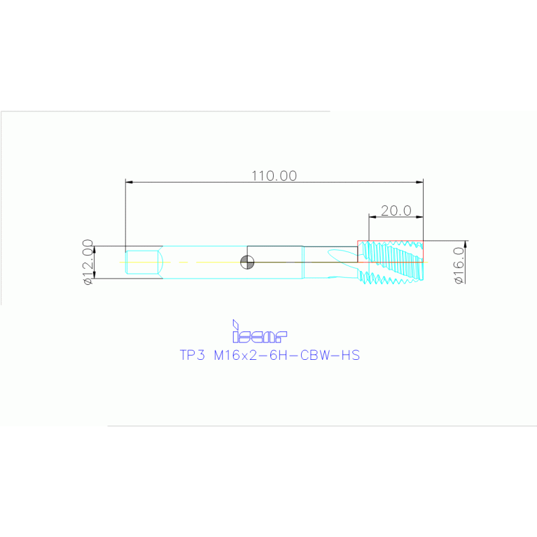 TP3 M16X2-6H-CBW-HS