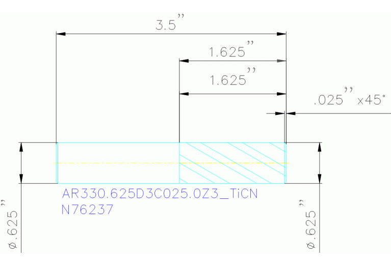 AR330.625D3C025.0Z3 TICN