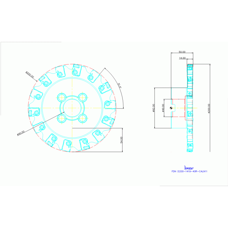 FDN D200-1419-40R-CALN11