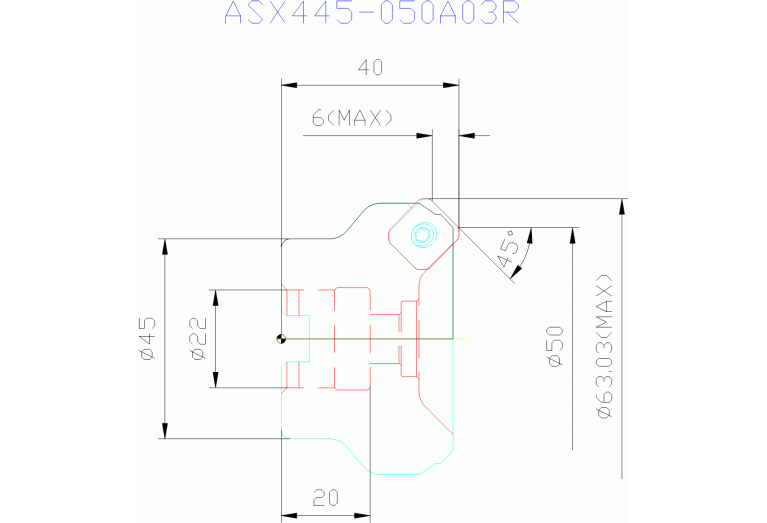 ASX445-050A03R