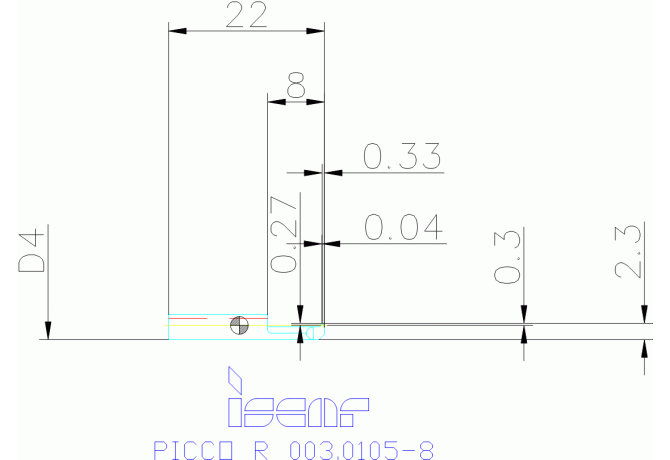 PICCO R 003.0105-8 IC908