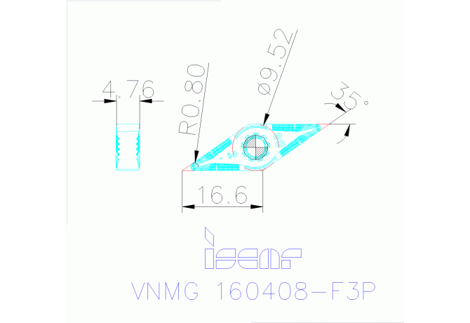 VNMG 160408-F3P IC8250