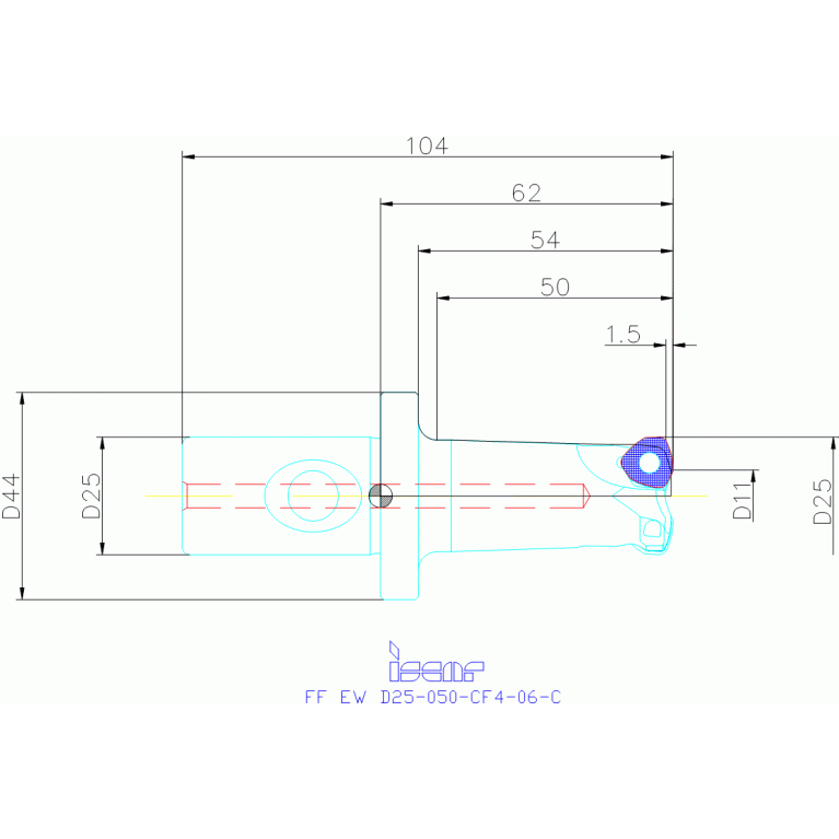FF EW D25-050-CF4-06-C