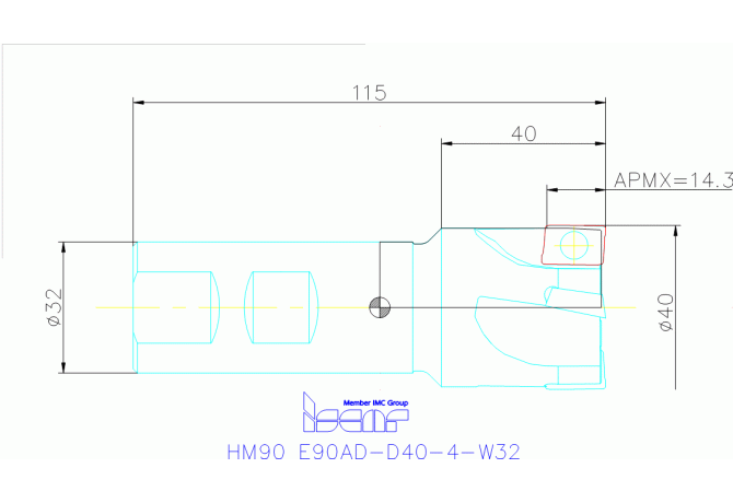 HM90 E90AD-D40-4-W32