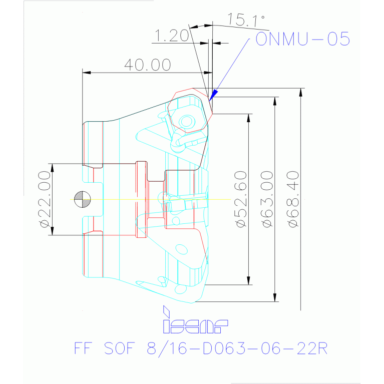 FF SOF 8/16-D063-06-22R
