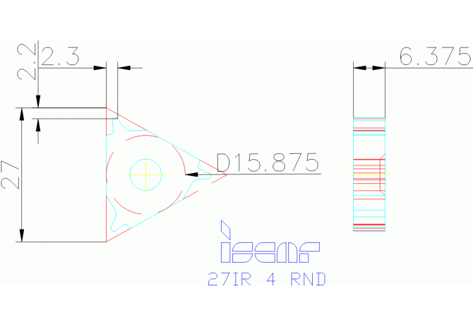 27IR 4 RND IC50M