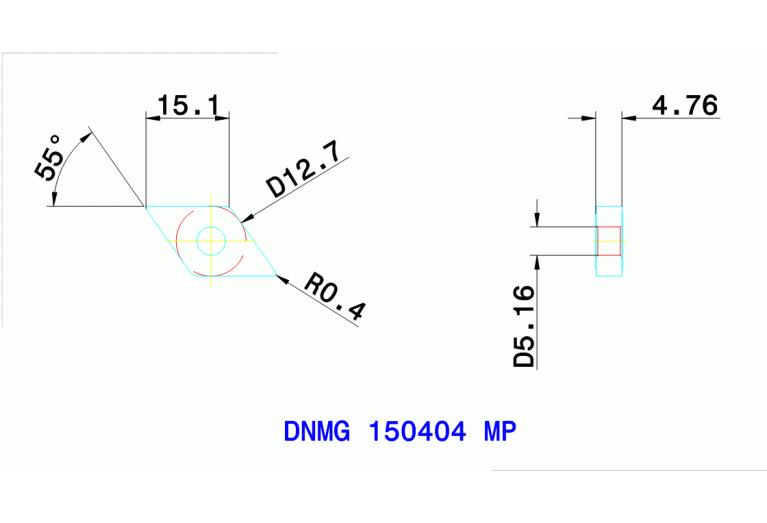DNMG 150404 MP ZA TT5030