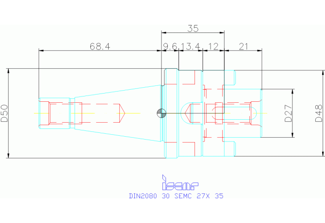DIN2080 30 SEMC 27X 35