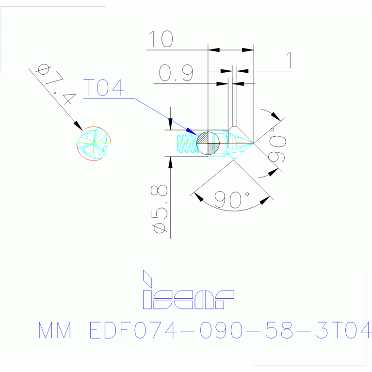 MM EDF074-090-58-3T04 IC908