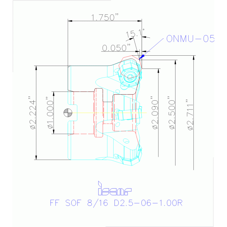 FF SOF 8/16 D2.5-06-1.00R