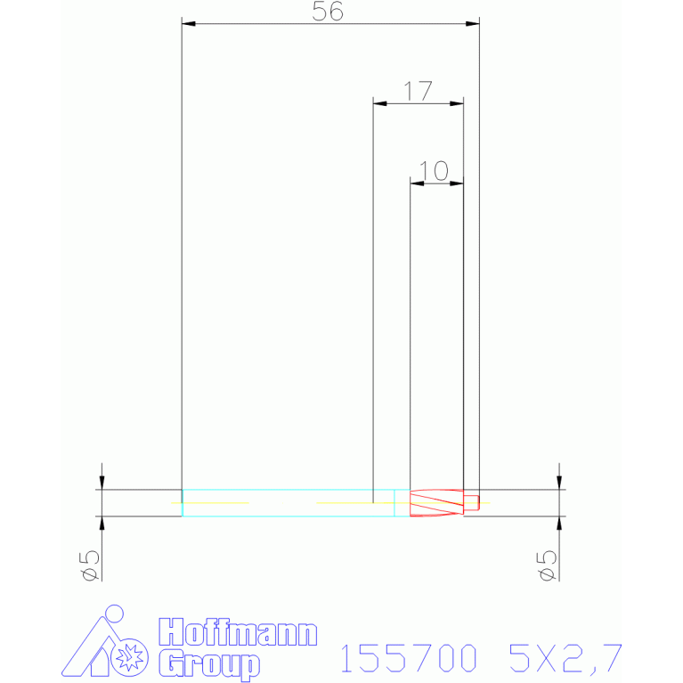 155700 5X2,7
