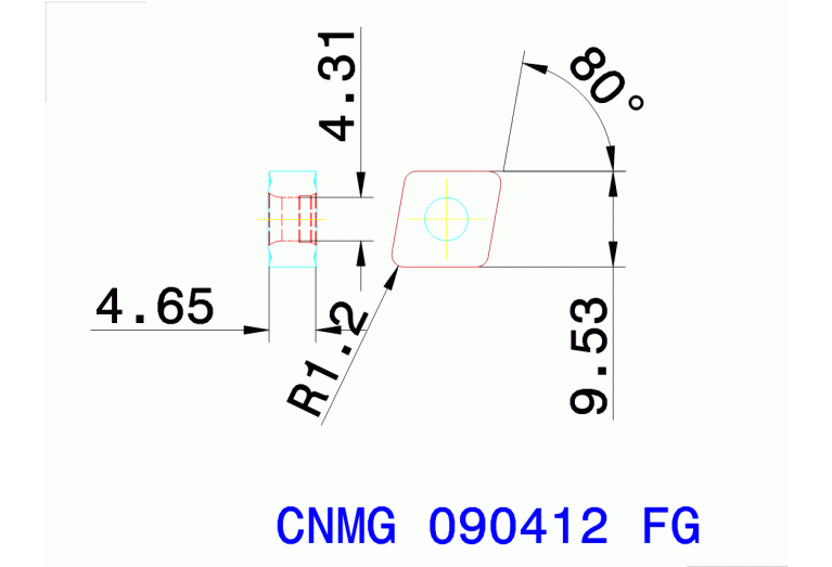 CNMG 090412 FG TT8125