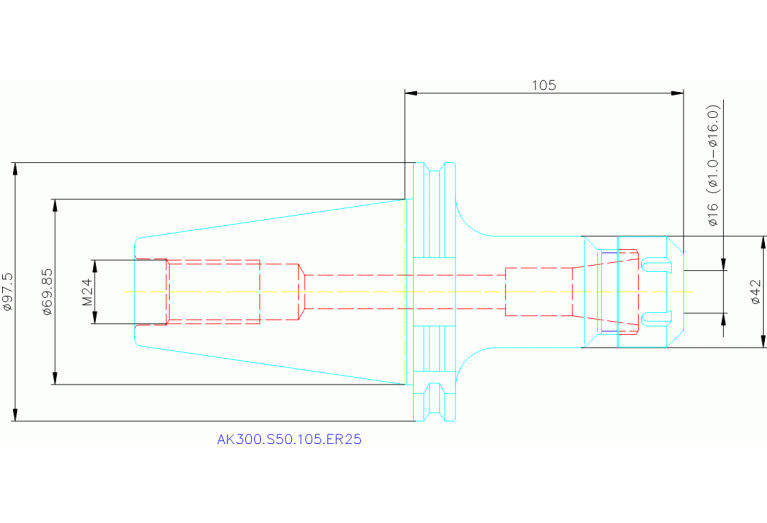 AK300.S50.105.ER25