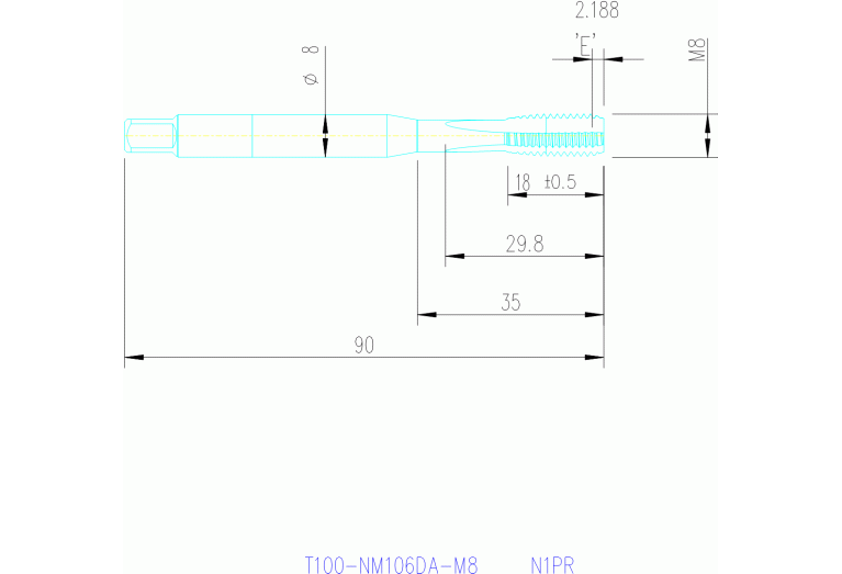 T100-NM106DA-M8 N1PR