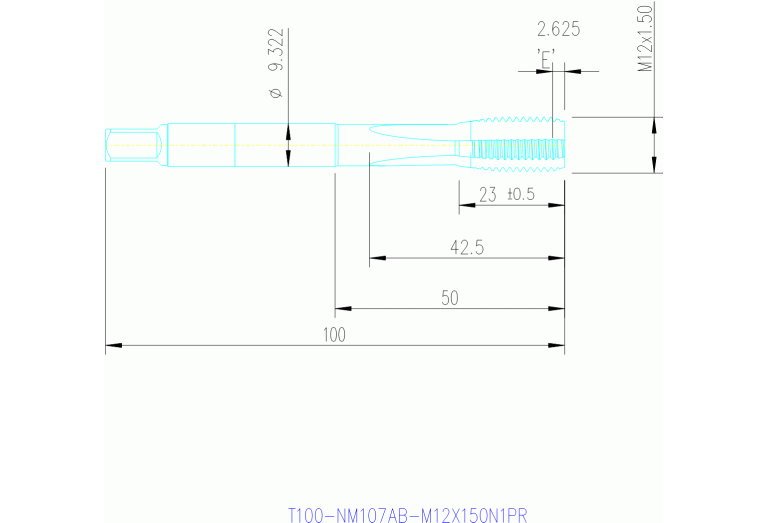 T100-NM107AB-M12X150N1PR
