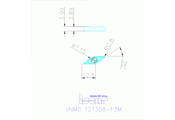 VNMG 12T308-F3M IC806