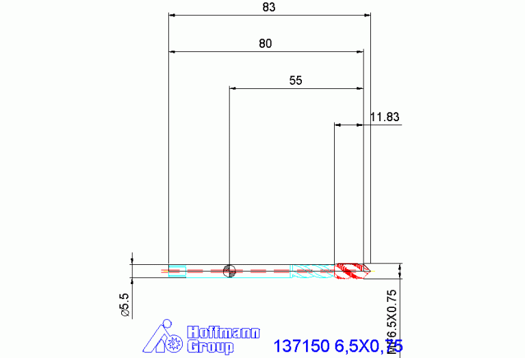 137150 6,5X0,75
