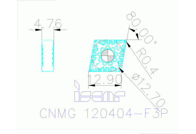 CNMG 120404-F3P IC8150