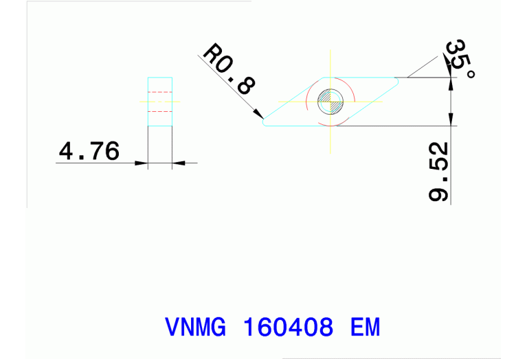 VNMG 160408 EM TT9080