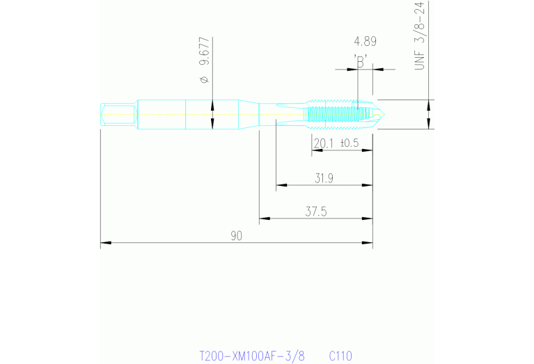 T200-XM100AF-3/8 C110