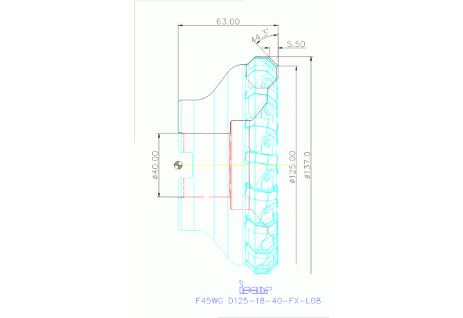 F45WG D125-18-40-FX-L08