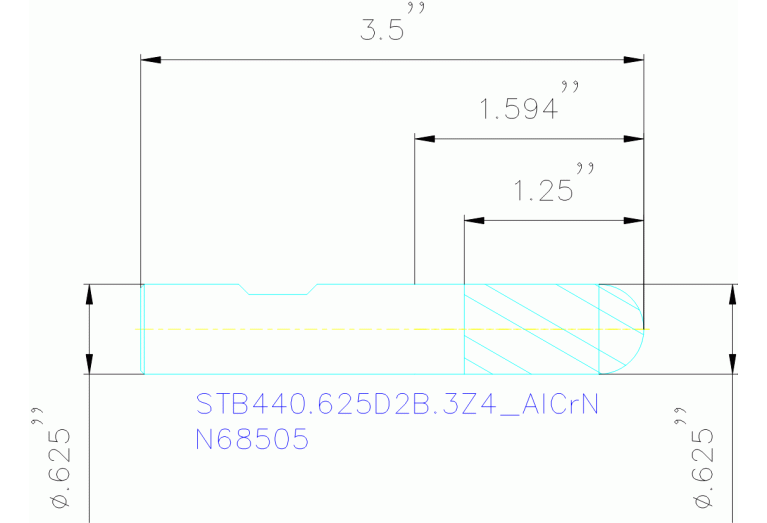 STB440.625D2B.3Z4 ALCRN