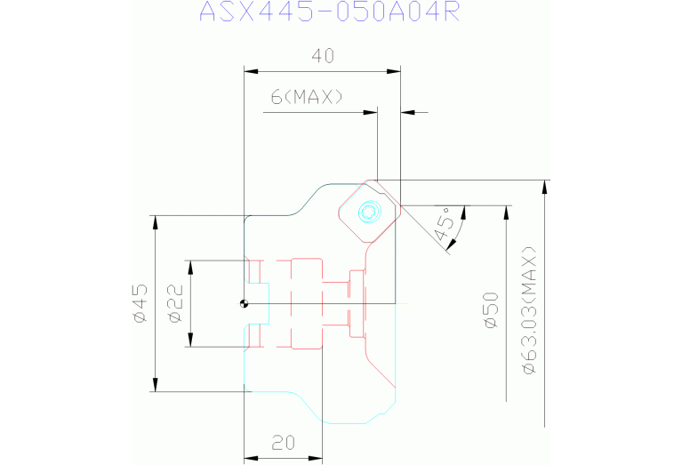 ASX445-050A04R