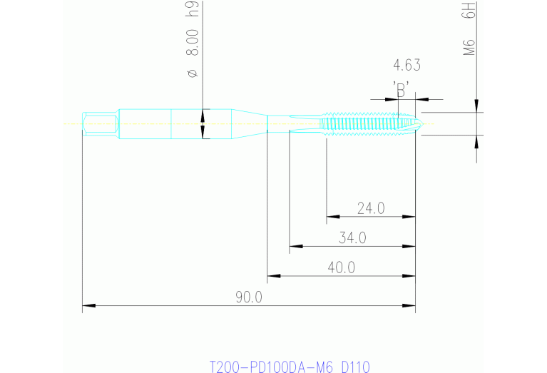 T200-PD100DA-M6 D110