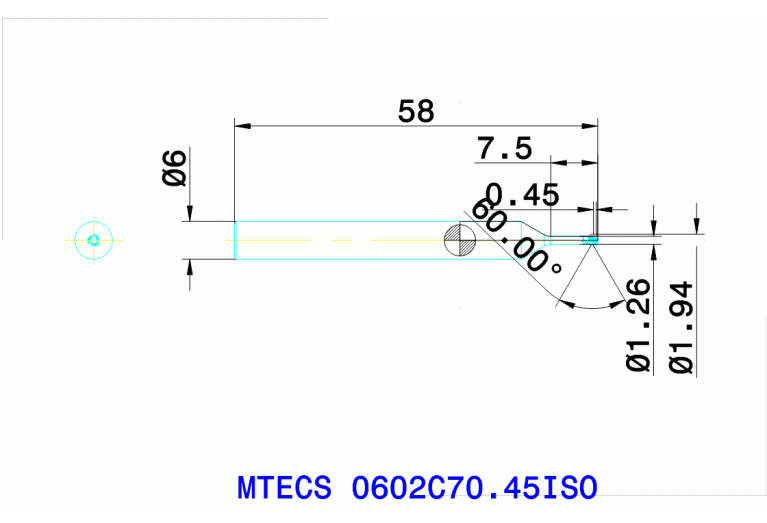 MTECS 0602C7 0.45ISO IN2005