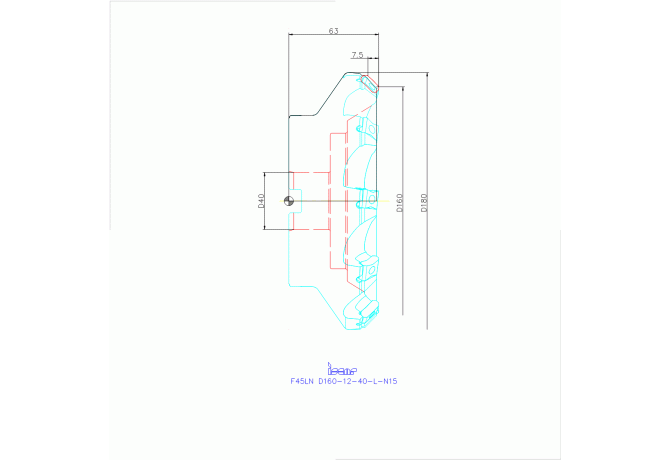 F45LN D160-12-40-L-N15