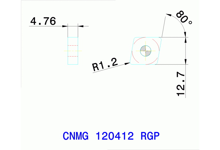 CNMG 120412 RGP TT8115
