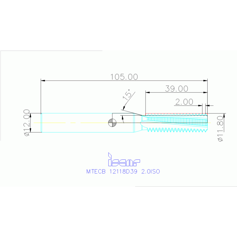 MTECB 12118D39 2.0ISO IC908