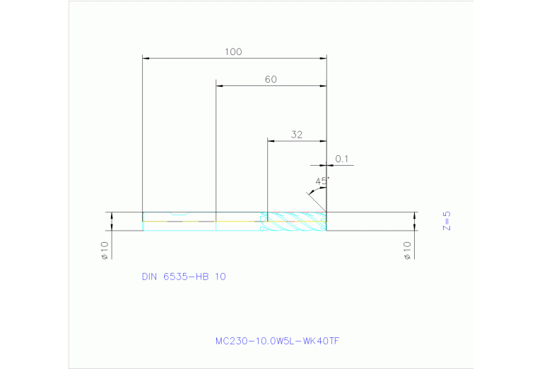 MC230-10.0W5L-WK40TF