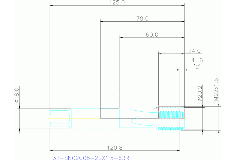 T32-SN02C05-22X1.5-63R