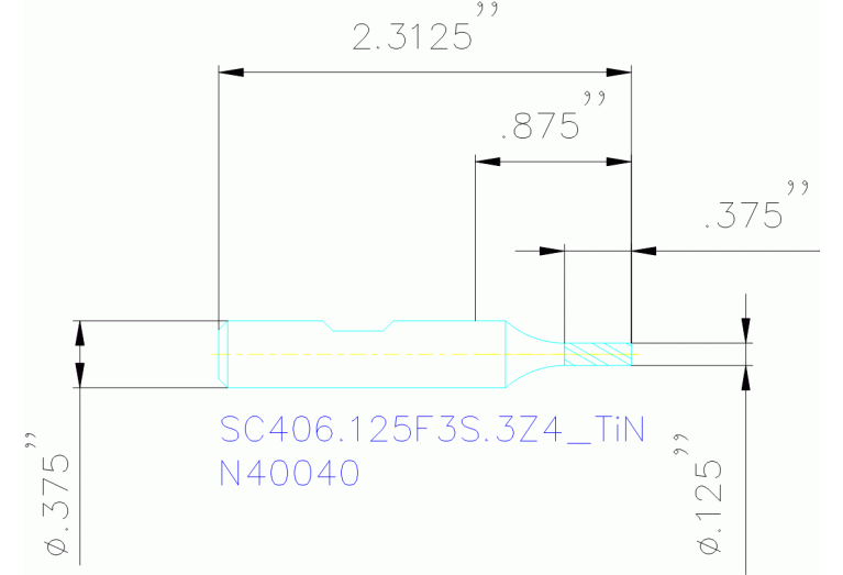SC406.125F3S.3Z4 TIN