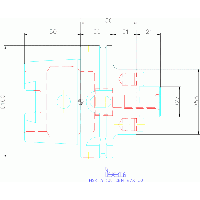 HSK A100 SEM27X50
