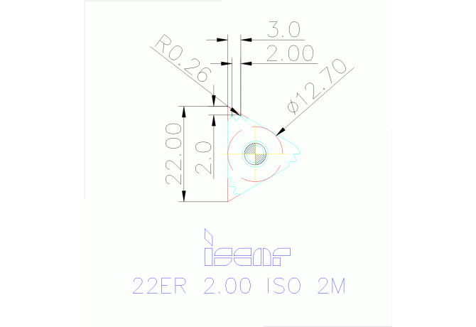 22ER 2.00 ISO 2M IC908