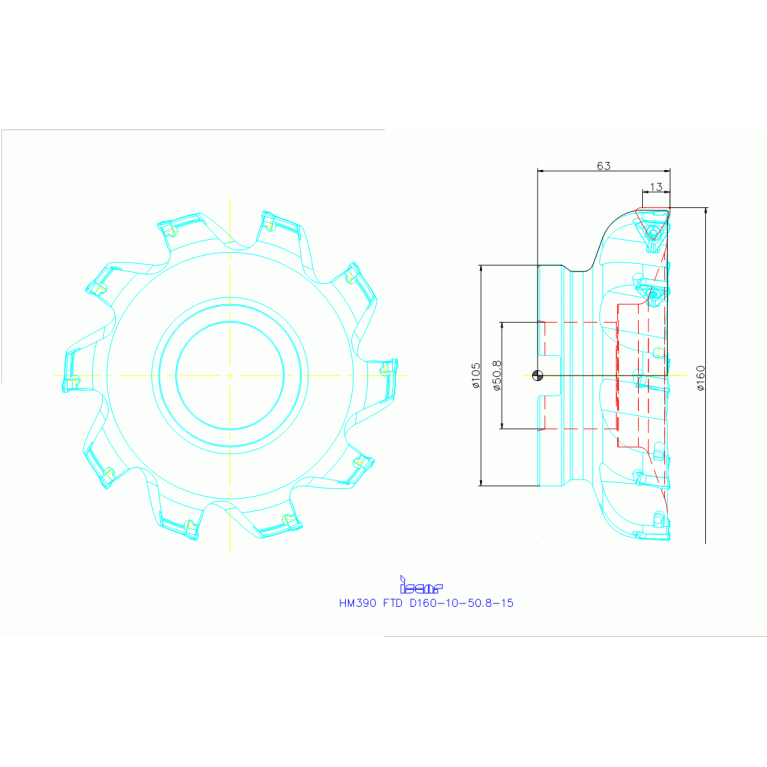 HM390 FTD D160-10-50.8-15