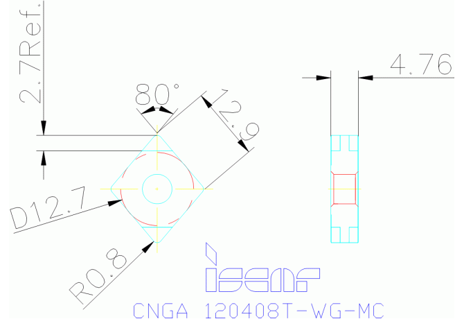 CNGA 120408T-WG-MC IB55