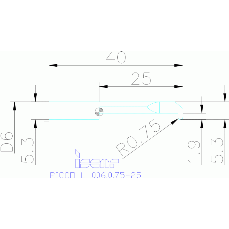 PICCO L 006.0.75-25 IC228