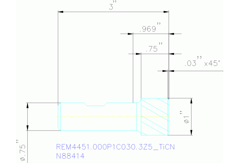 REM4451.000P1C030.3Z5 TICN