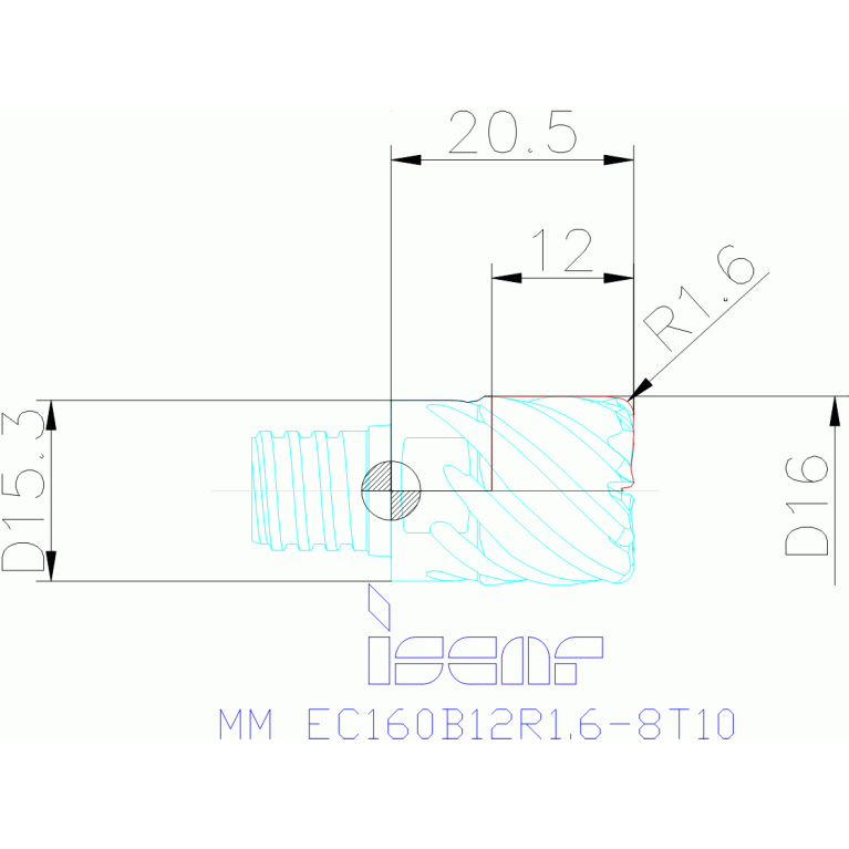 MM EC160B12R1.6-8T10 IC908