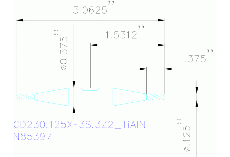 CD230.125XF3S.3Z2 TIALN