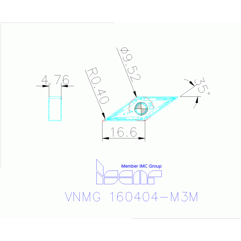VNMG 160404-M3M IC6015