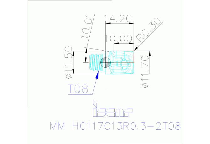 MM HC117C13R0.3-2T08 IC908