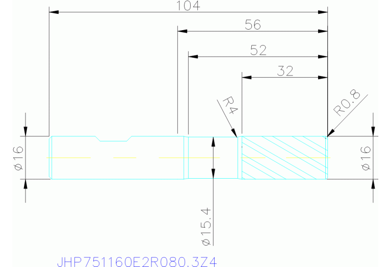 JHP751160E2R080.3Z4 HXT
