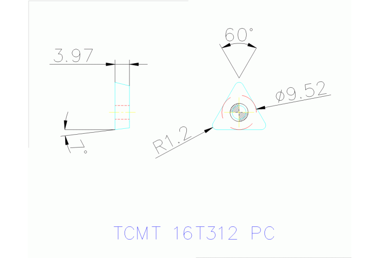 TCMT 16T312 PC TT9080